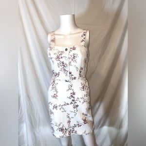 White floral dress